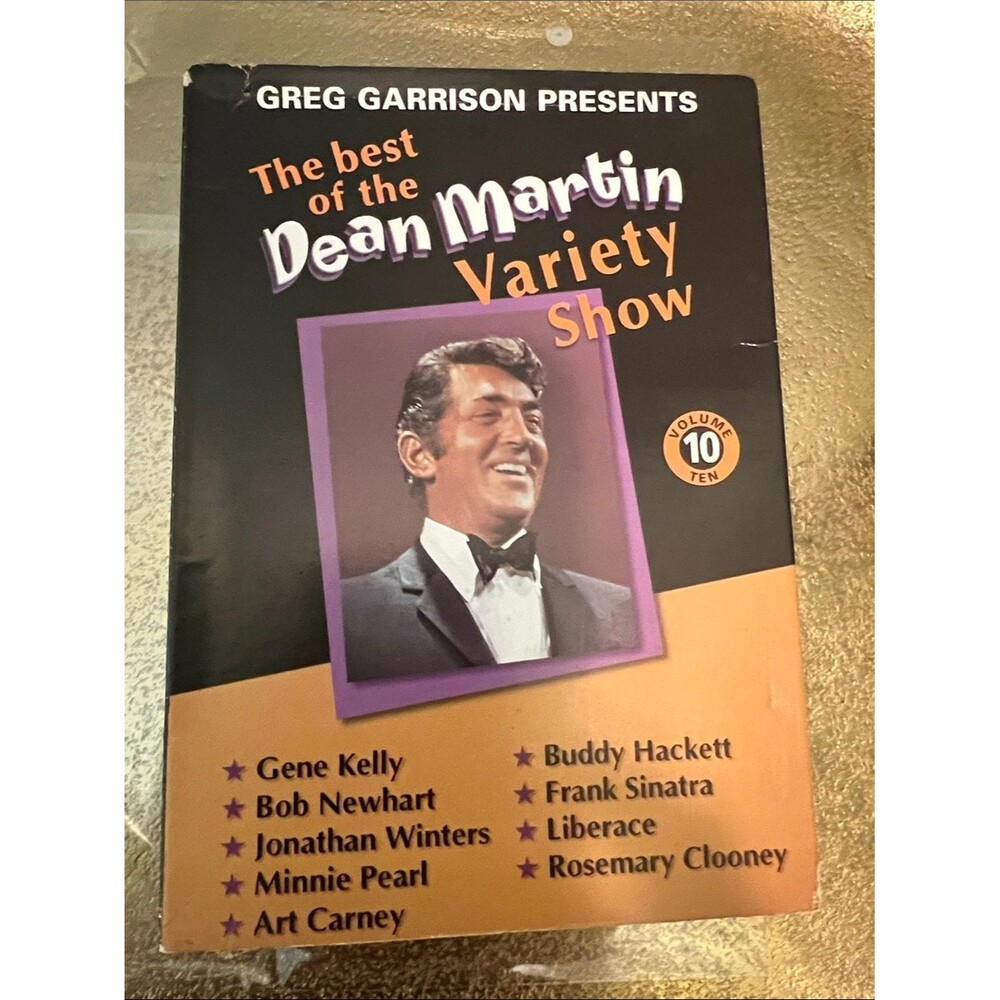 #2227** Vintage Dean Martin Variety Show DVD Volume 10 - Black & Orange Cover